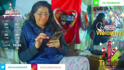 Watch LaInsaciableIntensa recorded live streams from Stripchat on 2025/02/15, Cam Archive